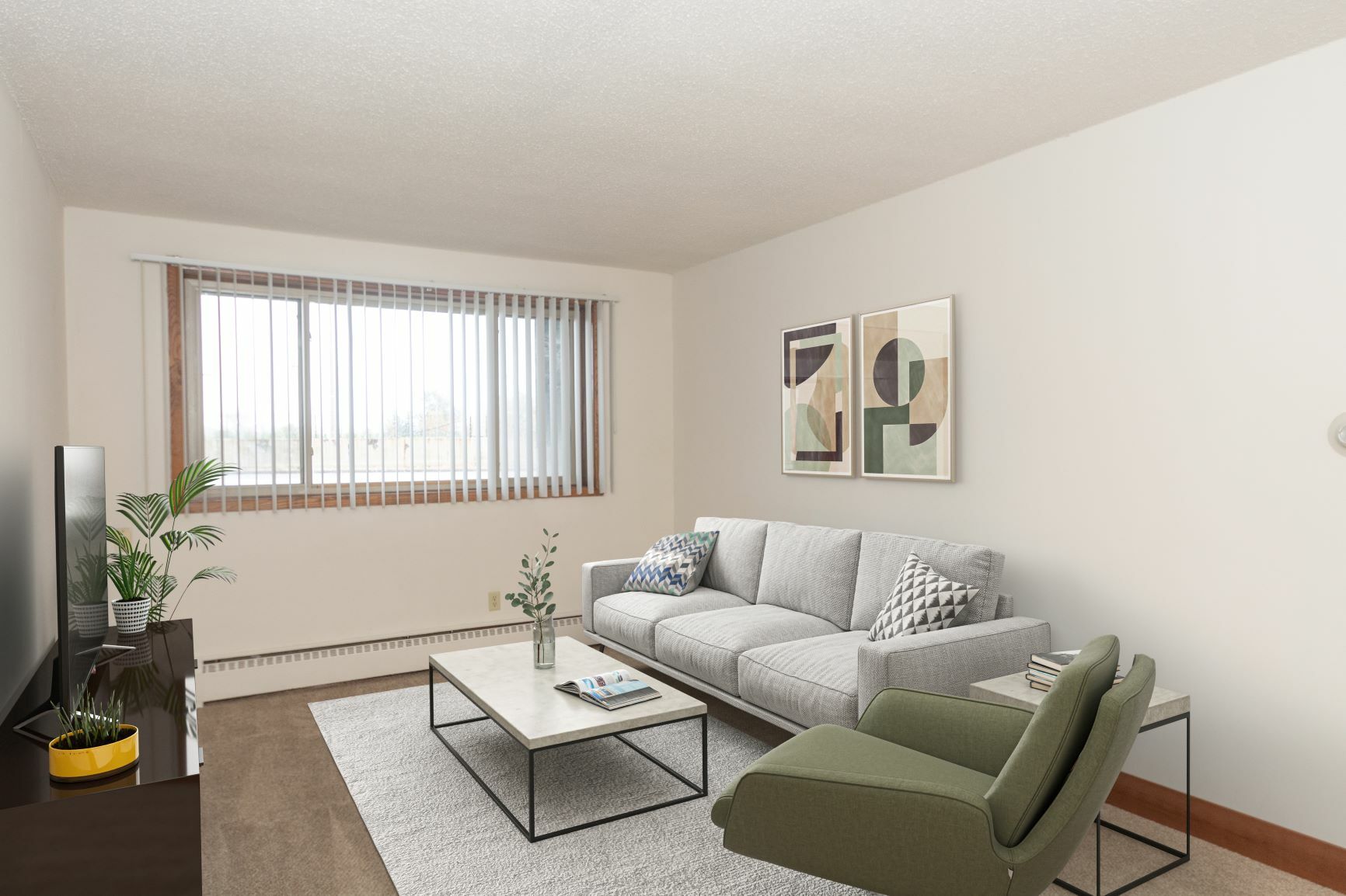 WHE Staged Living Room